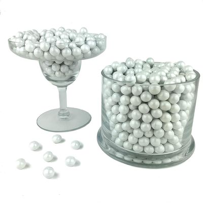 Color It Candy Shimmer White Sixlets 2 Lb Bag - Perfect For Table Centerpieces, Weddings, Birthdays, Candy Buffets, &amp; Party Favors.