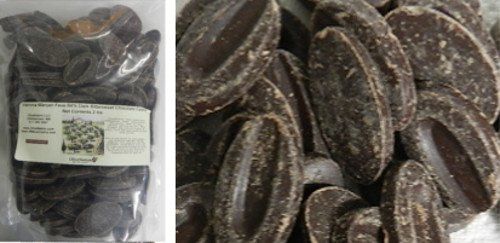 Valrhona 64% Manjari Dark Bitter Sweet Chocolate Feve from OliveNation - 1 pound