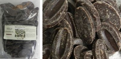 Valrhona 64% Manjari Dark Bitter Sweet Chocolate Feve from OliveNation - 1 pound