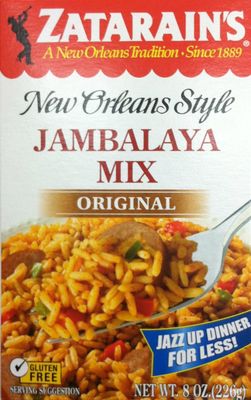 Zatarains Original Jambalaya Mix, 8 Ounces, Pack of 4