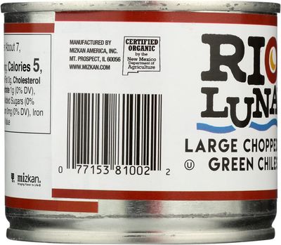 RIO LUNA CHILE GRN CHPPD LG ORG 7 OZ