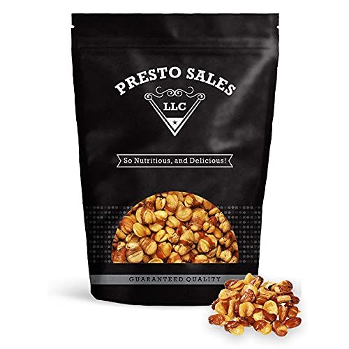 Fava / Broad Beans, Fried with salt, Roasted, Low Sugar, Low Fat, Must-Have, Super Snack, Lunchbox, On-The-Go, Packed in a 2 lbs. (32 oz.) Resealable Pouch Bag for Freshness by Presto Sales LLC