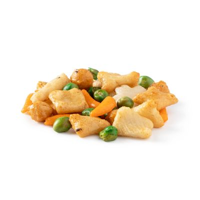 NUTS U.S. - Oriental Rice Crackers With Green Peas | Non-GMO and Cholesterol Free | Vegan | Soy and Chili Flavor | Crunchy Baked Snacks | Packed in Resealable Bag!!! (2 LBS)