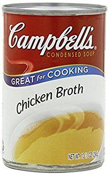 Campbell&#39;s Condensed Soup, Chicken Broth, 10.5 Ounce (Pack of 6)