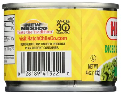 Hatch Farms Fire-roasted Diced Green Chiles Mild - Pack of 3