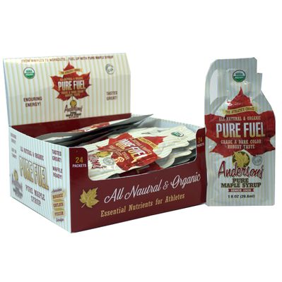 Anderson&#39;s Maple Syrup Inc., Pure Fuel Athletic Fuel, Maple, 24 Fl Oz,24 Count(Pack of 1)