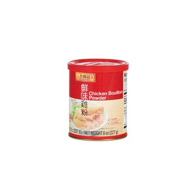 Lee Kum Kee Chicken Bouillon Powder (8 oz) - Gluten Free, Authentic Chicken Flavor for Soups, Stews, Marinades, Porridge, Seafood, and Seasoning WonTon Soups