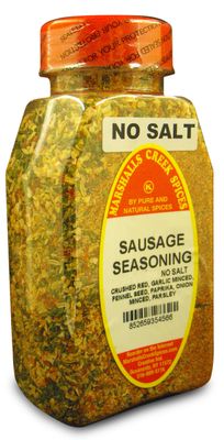 Marshalls Creek Spices Sausage Seasoning, No Salt, 11 Ounce