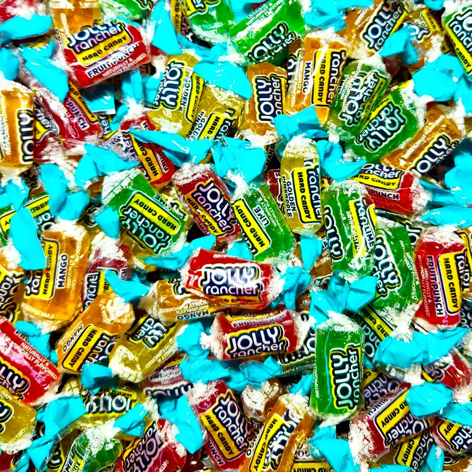 Tropical Jolly Ranchers Hard Candy Bulk 2LB Bag. Golden Pineapple Jolly Ranchers, Mango, Lime, and Jolly Ranchers Fruit Punch. Jolly Rancher Bulk, Bulk Jolly Ranchers.