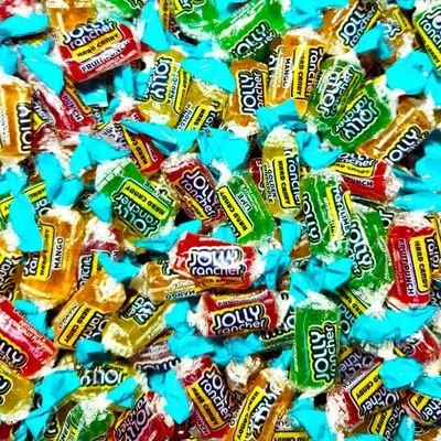 Tropical Jolly Ranchers Hard Candy Bulk 2LB Bag. Golden Pineapple Jolly Ranchers, Mango, Lime, and Jolly Ranchers Fruit Punch. Jolly Rancher Bulk, Bulk Jolly Ranchers.