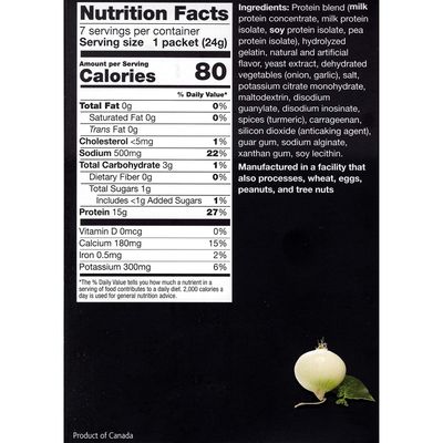 PROTIFIT - High Protein Soup Mix, 15g Protein, Low Calorie, Low Sugar, Low Fat, Low Carb, Ideal Protein Compatible, 7 Servings Per Box (1 Pack, Cream of Chicken)