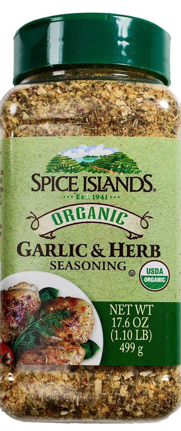 Spice Islands Organic Garlic &amp; Herb Seasoning, 17.6 Ounce