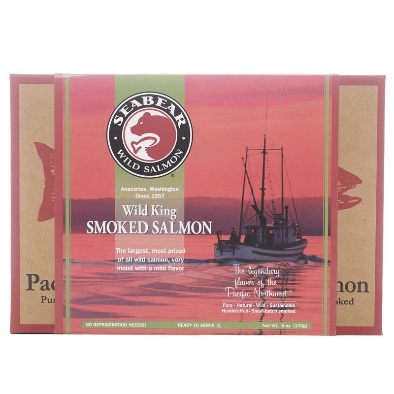 SeaBear - Smoked King Salmon - 6oz