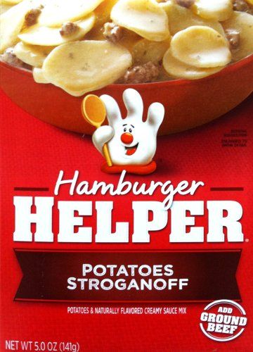 Betty Crocker POTATOES STROGANOFF Hamburger Helper 5oz (10 Pack)
