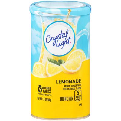 Crystal Light Sugar-Free Lemonade Drink Mix (4 Pitcher Packets)