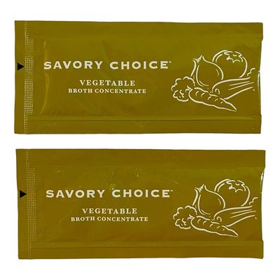 Savory Choice Reduced Sodium Gluten-Free Vegetable Broth Concentrate, Savory Choice Pack of 40
