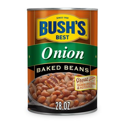 Bush&#39;s Best Baked Beans with Onions, 28 oz, 1.75 Pound (Pack of 1)