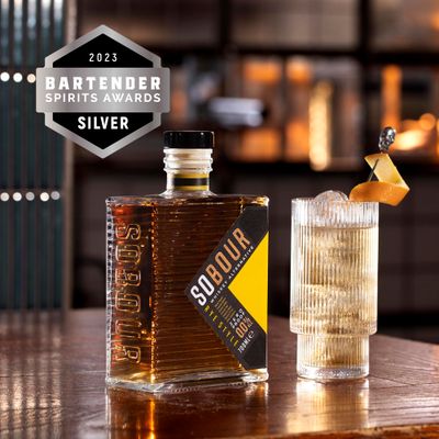 SOBOUR Rye Style Non Alcoholic Whiskey 700ml | Non Alcoholic Drinks - Bourbon Alternative | Premium Non Alcoholic Spirits by Spirits of Virtue | Imported by Think Distributors