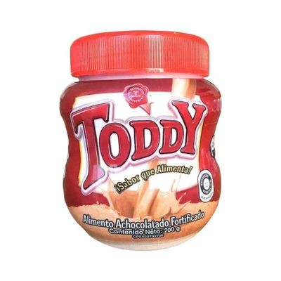 Toddy - Bebida de Chocolate en Polvo Con Vitaminas 100% Cacao Venezolano/Toddy Drink - Chocolate Powder Drink Mix, with Vitamins that Fortifies, 100% Venezuelan Cocoa (Single / 200gr TOTAL)