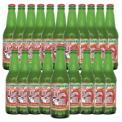 Cock n Bull Apple Ginger Beer 20 Pack 12oz Soda Bottles - Ideal Mixer for Cocktails, Mocktails, and Bartenders - Premium Quality for Perfect Mixed Drinks - Refreshing Flavor Profile- Made In USA