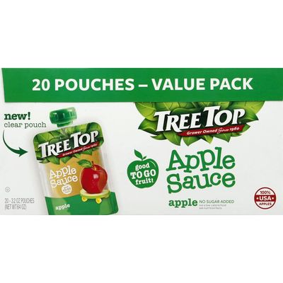 Tree Top Applesauce Pouches (3.2 Ounce (Pack of 20), Apple)