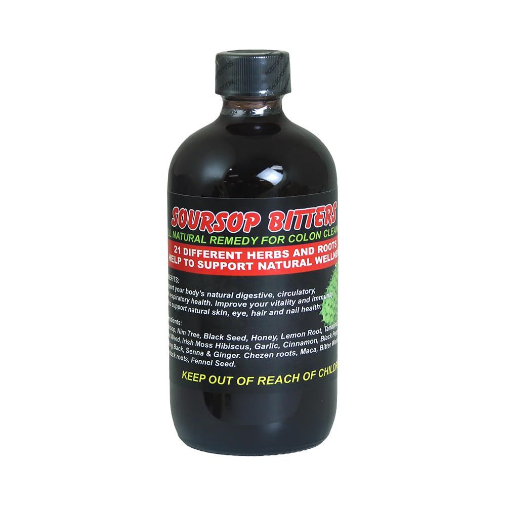 Generic Soursop Bitters 8 oz. Small Bottle