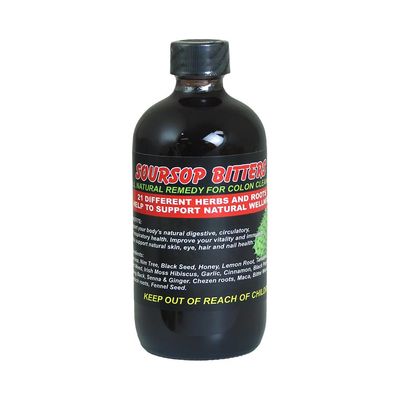 Generic Soursop Bitters 8 oz. Small Bottle