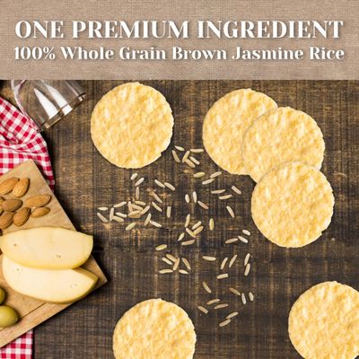 Edward &amp; Son's Organic Unsalted Plain Brown Rice Snaps - Oven Baked, Whole Grain, Gluten Free, No Added Oils, Non-GMO Project Verified, USDA Organic - 3.5 Oz (Pack of 12)