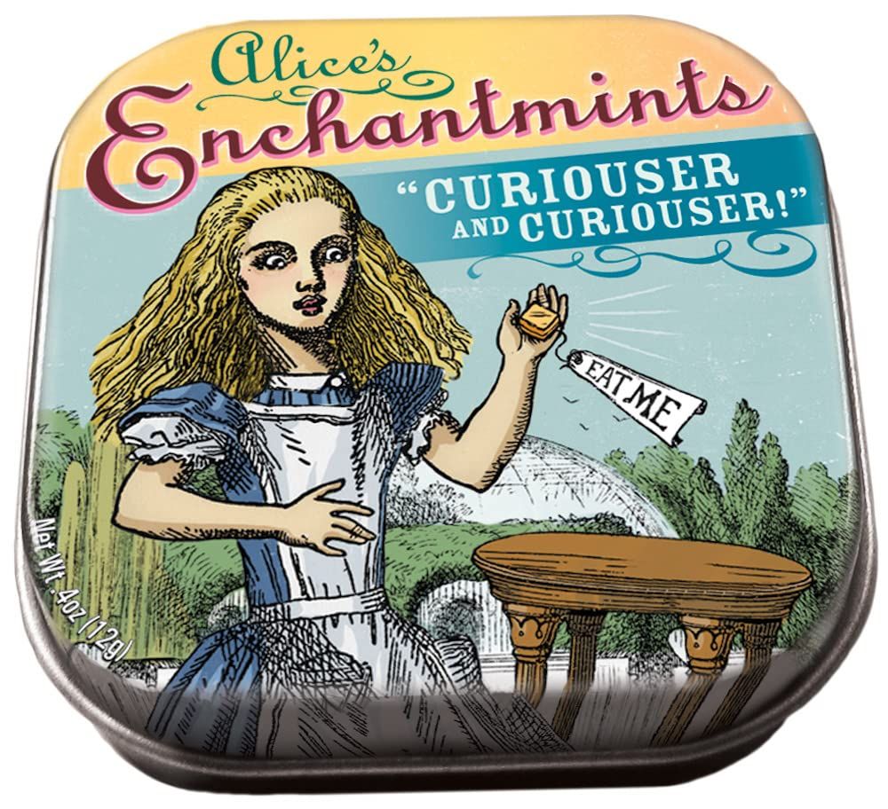 The Unemployed Philosophers Guild Alice&#39;s Enchantmints Breath Mints - 1 Tin, Net Wt .4oz (12g)