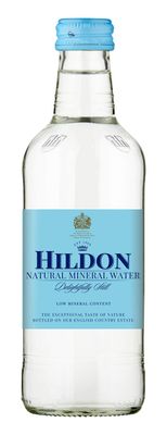 Hildon - Delightfully Still (Non-Sparkling) Natural Mineral Water, 11.2 fl oz (6 Glass Bottles)