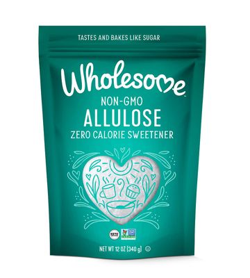 Wholesome Sweeteners 12-Ounce Allulose Sweetener, Zero Calorie Sugar Substitute, Keto Friendly, Non GMO, Non-Erythritol, Gluten Free &amp; Vegan Sweetener, 1 Pack