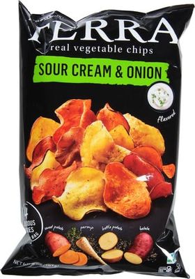 Terra Vegetable Chips, Sour Cream &amp; Onion, 5 oz
