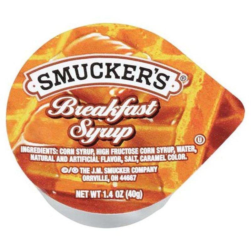 Smucker&#39;s Breakfast Syrup, 1.4 Ounce (Pack of 100)