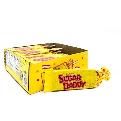 Charms Sugar Daddy Milk Caramel LolliPops (Pack of 4)