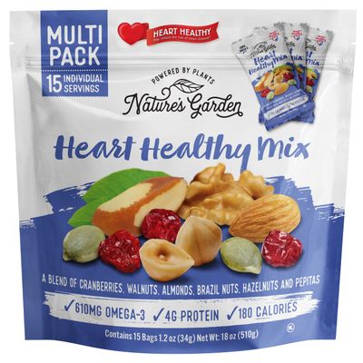 Nature&#39;s Garden Heart Healthy Mix Single Serve - 18 Ounce (1.2 Ounce x 15 count)