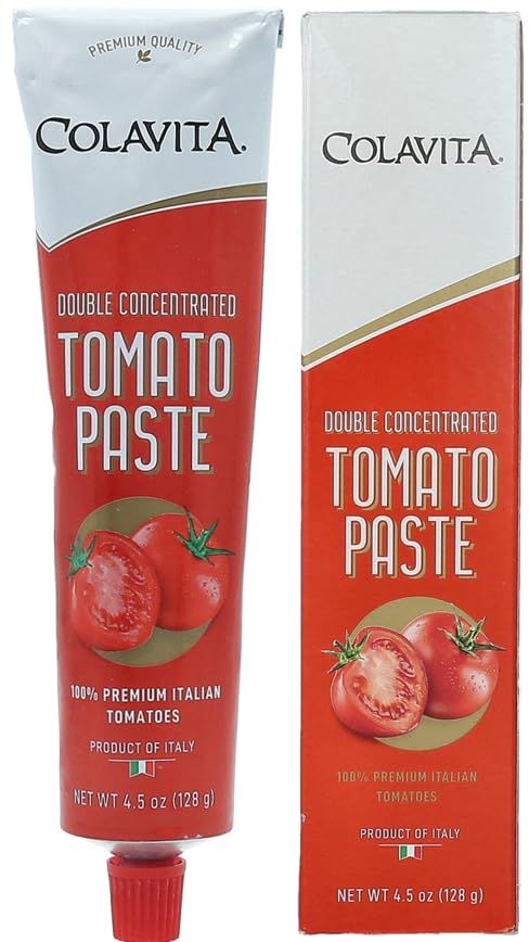 COLAVITA Tomato Paste Tomatoes Pack of 1 (4.5 Ounce) Tube