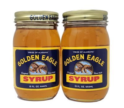 Generic Golden Eagle Original Syrup 15oz Jar - Pride of Alabama since 1928 (2 pack)
