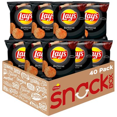 Lay&#39;s Barbecue Flavored Potato Chips, 40 Count
