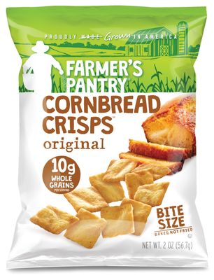Farmer&#39;s Pantry Bulk Pack Original Cornbread Crisps, Original, 2 Ounce (Pack of 24)