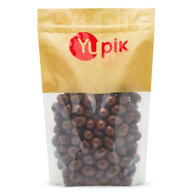 Yupik Milk Chocolate Covered Almonds, 2.2 lb, Kosher, Whole Nuts, Almonds Dipped in Fine Milk Chocolate, Crunchy &amp; Smooth, Chocolate Candy, Classic Sweet Snacks