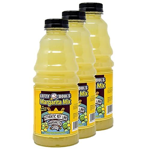 Lefty O&#39;Doul&#39;s Margarita Mix, 32 Fl Oz, Pack of 3 - Authentic Key Lime Margarita Mix