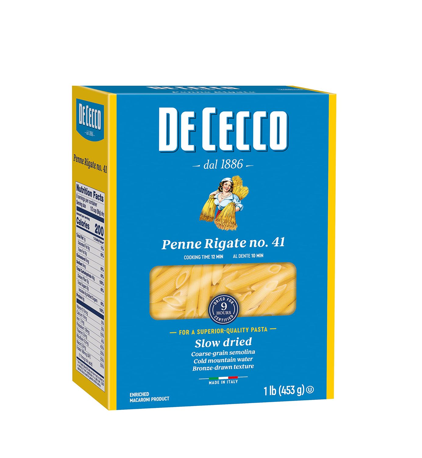 De Cecco Penne Rigate Pasta, 16 Oz