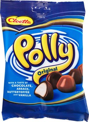 One Bag of Cloetta Polly Original Swedish Milk Chocolate Candy Candies Sweets 200g