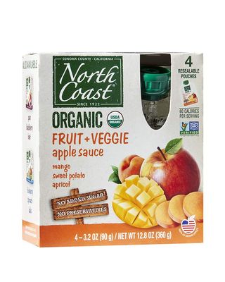 North Organic Apple Sauce Fruit + Veggie (2-BOXES)