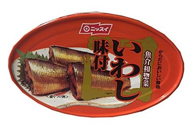 Nissui Canned Sardine in Sweet Soy Sauce 3.52 oz (3 Pack)