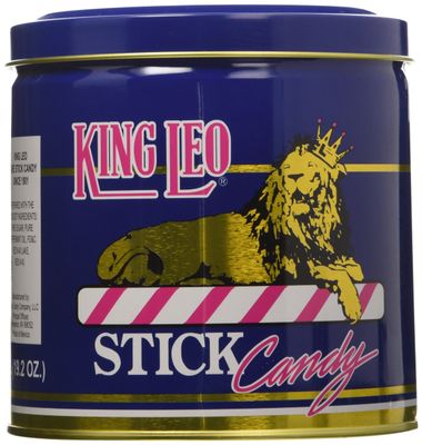 2-Pack King Leo Soft Peppermint Stick Candy 15.5 oz Gift Tin