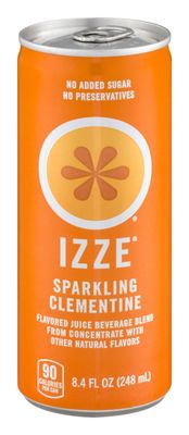 Izze Sparkling Juice, Clementine, 8.4 oz