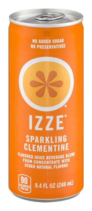 Izze Sparkling Juice, Clementine, 8.4 oz