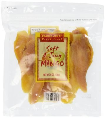 Trader Joe&#39;s Dried Fruit Soft &amp; Juicy Mango,6 oz