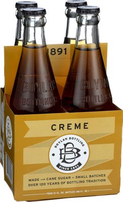 Boylan Soda Creme 4 Pack, 46.4 fl oz